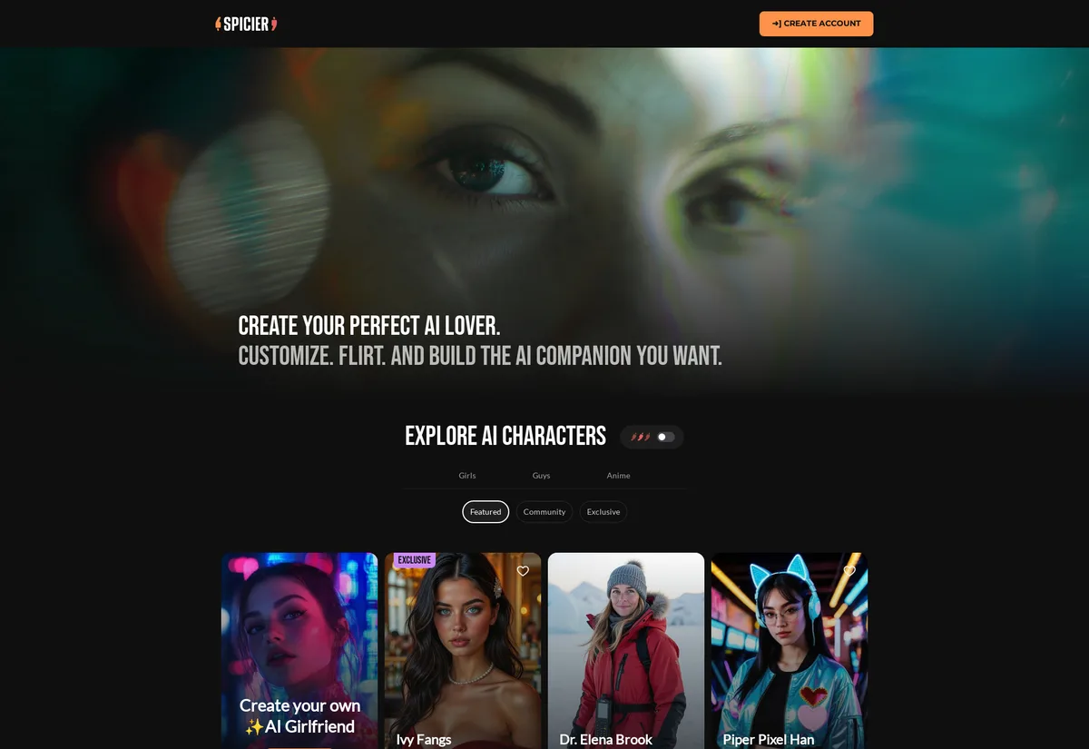 Captura de pantalla de Spicier